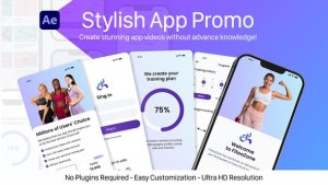 Videohive Stylish App Promo 39544493 Product Promo template preview