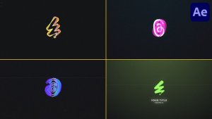 Videohive Quick Noisy Logo Reveal for After Effects 55731416 Logo Stings template preview