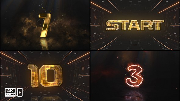 Videohive Countdown Pack Elements template preview