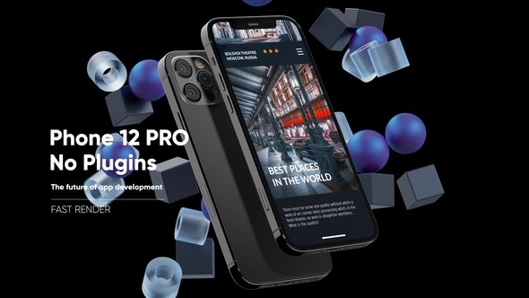 Videohive Phone 12 Pro App Presentation Mockup Product Promo template preview