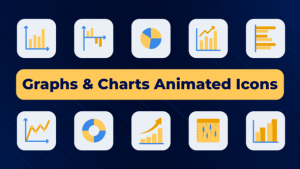 Videohive Graphs & Charts Animated Icons Elements template preview
