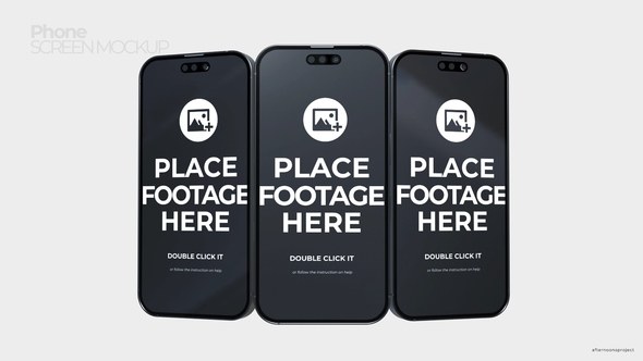 Videohive Phone Screen Mockup Product Promo template preview
