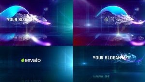 Videohive Abstract Ribbon Flow Logo Reveal Logo Stings template preview