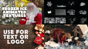 Videohive Frozen Ice Animated Textures for After Effects Elements template preview