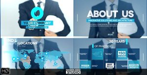 Videohive Future of Architecture Video Displays template preview