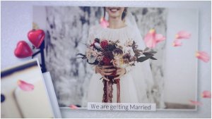 Videohive Elegant Wedding Invitation Video Displays template preview