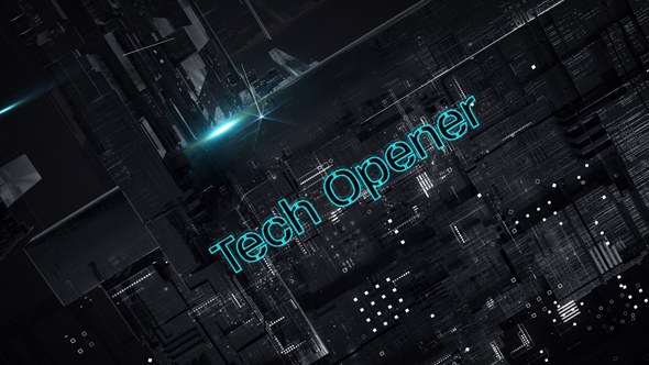Tech Opener Video Displays template preview