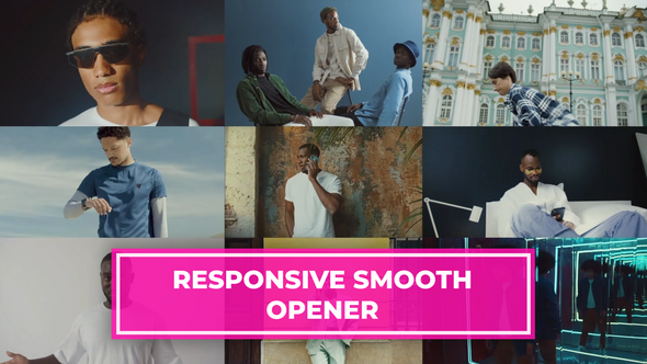 Videohive Resizable Smooth Opener Video Displays template preview