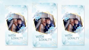 Videohive Vertical Wedding Photo Slideshow Video Displays template preview
