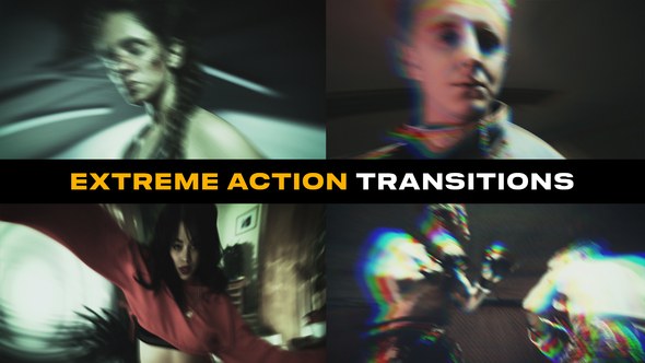 Videohive Extreme Action Transitions | After Effects Elements template preview
