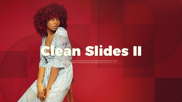 Videohive Upbeat Clean Slides II Openers template preview