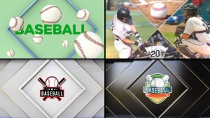 Videohive Baseball Bumper Logo Stings template preview
