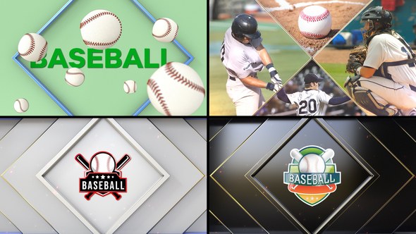 Videohive Baseball Bumper Logo Stings template preview