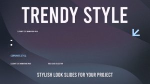 Videohive Minimal Corporate Typography Titles template preview