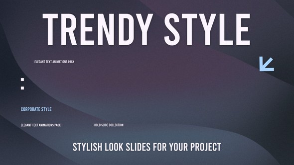 Videohive Minimal Corporate Typography Titles template preview