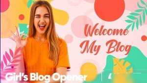 Videohive Girl's Blog Opener Openers template preview