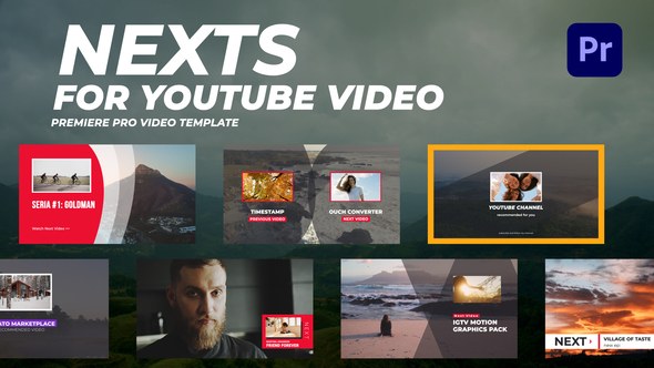 Nexts for Youtube Video | Premiere Pro Premiere Pro template preview