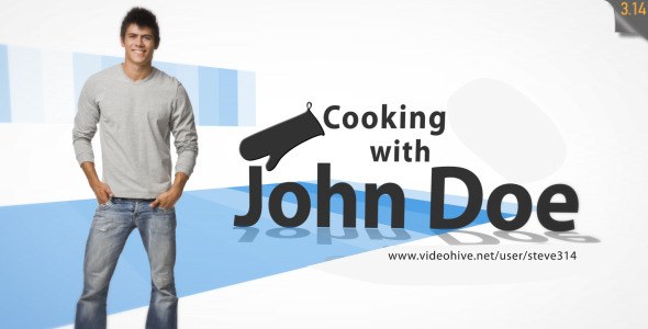 Cooking Intro - Tv Show Video Displays template preview