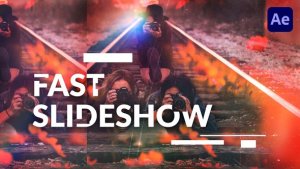 Fast Slideshow Video Displays template preview
