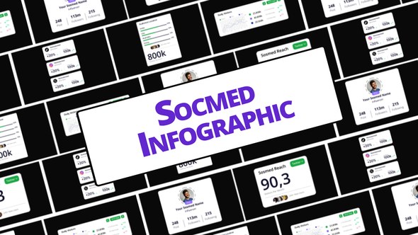 Videohive Social Media Infographic 60316843 Elements template preview