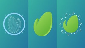Grid Logo Transition Reveal Video Displays template preview