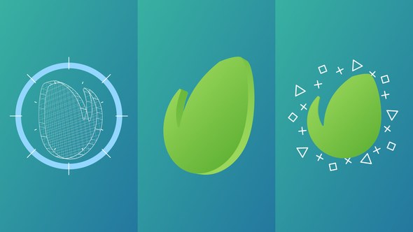 Grid Logo Transition Reveal Video Displays template preview