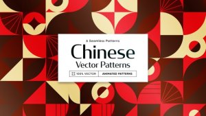 Videohive Chinese Animated Background Patterns Elements template preview