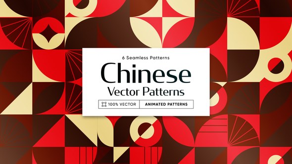 Videohive Chinese Animated Background Patterns Elements template preview