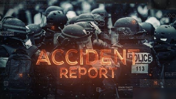 Videohive Accident Report Openers template preview