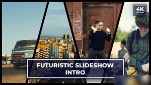 Videohive Futuristic Multiscreen Slideshow | Split Screen Opener Openers template preview
