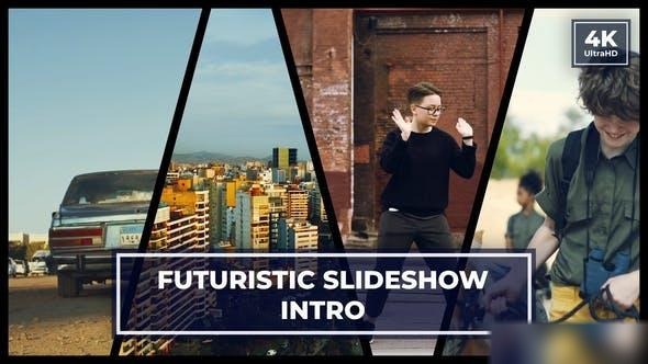 Videohive Futuristic Multiscreen Slideshow | Split Screen Opener Openers template preview