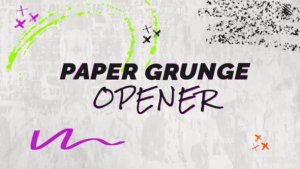 Videohive Paper Grunge Opener 53678340 Openers template preview