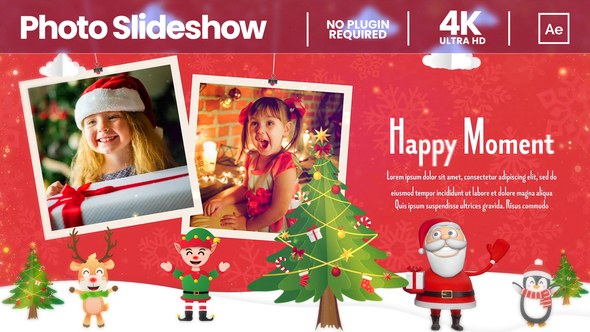 Videohive New Year Photo Slideshow Video Displays template preview