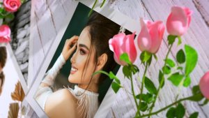 Videohive Wedding Roses Video Displays template preview