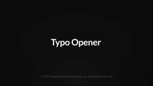 Videohive Typography Opener 20022932 Openers template preview