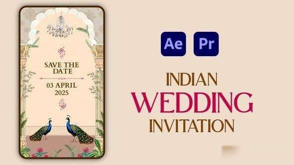 Videohive Indian Wedding Invitation 56990499 Openers template preview