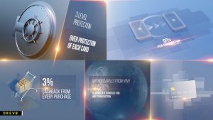 Videohive Online Bank Service/ Debit Credit Card/ Safe Deposit/ Big Money/ APP/ Transactions/ World Economy/ I Product Promo template preview