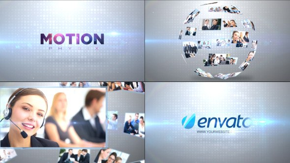 Videohive Corporate Business Logo Revealer Video Displays template preview