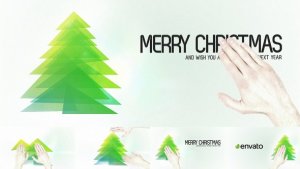 Touch Christmas Video Greeting Card Video Displays template preview