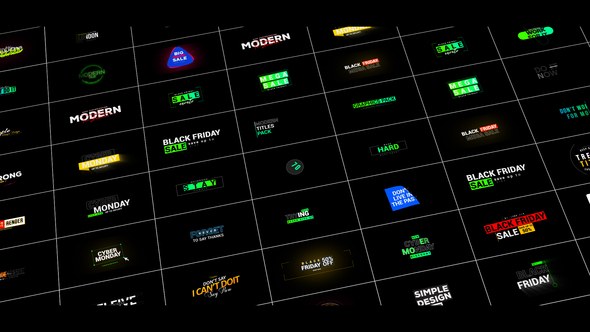 Videohive Titles Animation Pack 49376681 Titles template preview