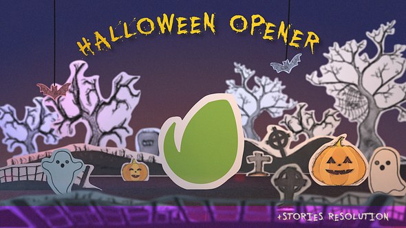 Videohive Halloween Intro | Strories Logo Stings template preview