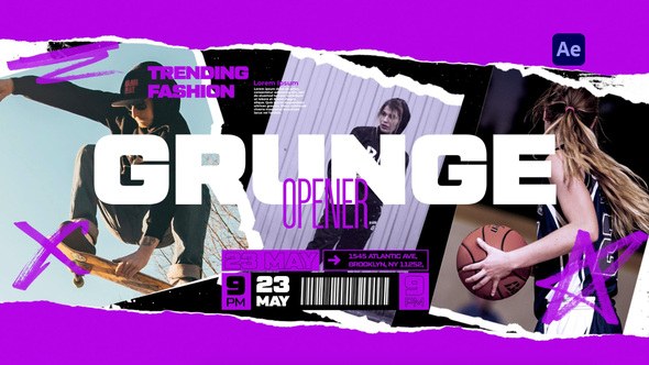 Videohive Grunge Opener 53118581 Openers template preview