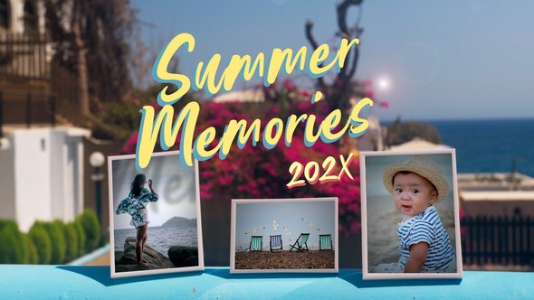 Videohive Summer vacations slideshow Openers template preview