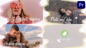 Brush Slideshow | Premiere Pro MOGRT Premiere Pro template preview