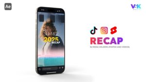 Videohive Instagram Recap for After Effects Video Displays template preview