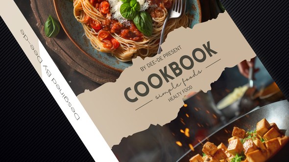 Videohive Cook Book Promo Kit Product Promo template preview