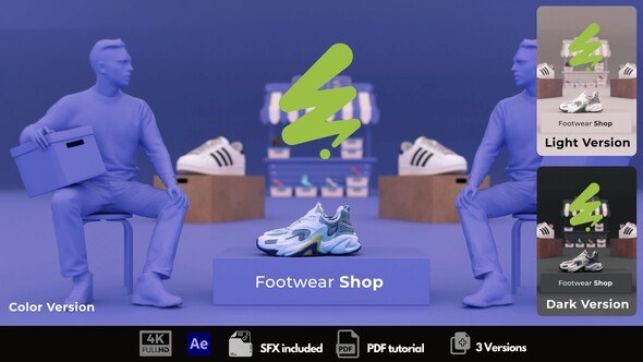 Videohive Footwear Shop Openers template preview