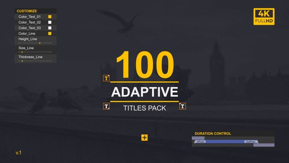 FontType | Adaptive Titles Pack Video Displays template preview