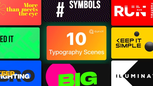 Videohive Typographic Titles Vol. 03 Titles template preview