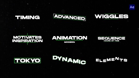 Videohive Text Animation v2.0 - AE Titles template preview